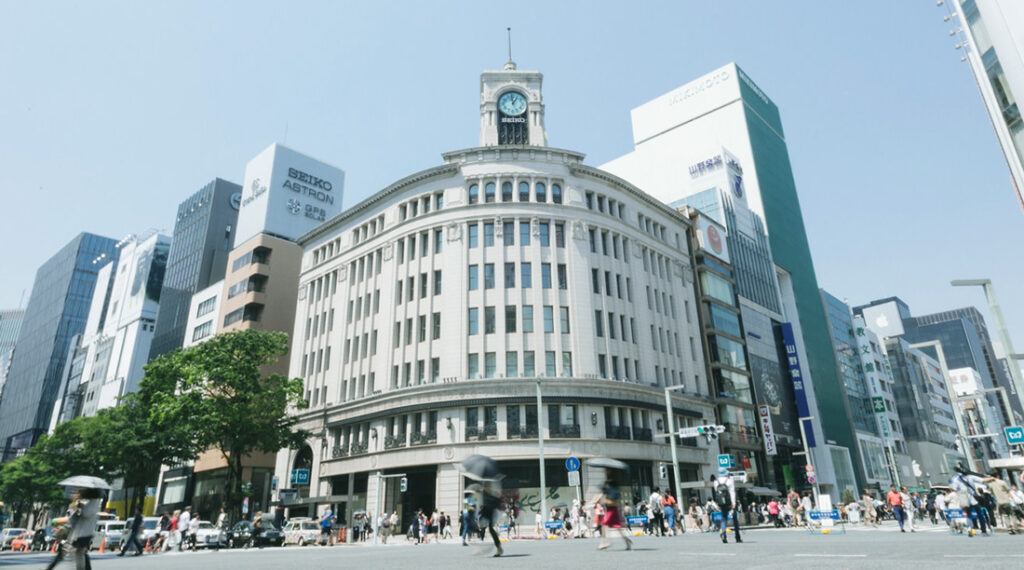 人魚が逃げたは銀座の街を舞台にした物語